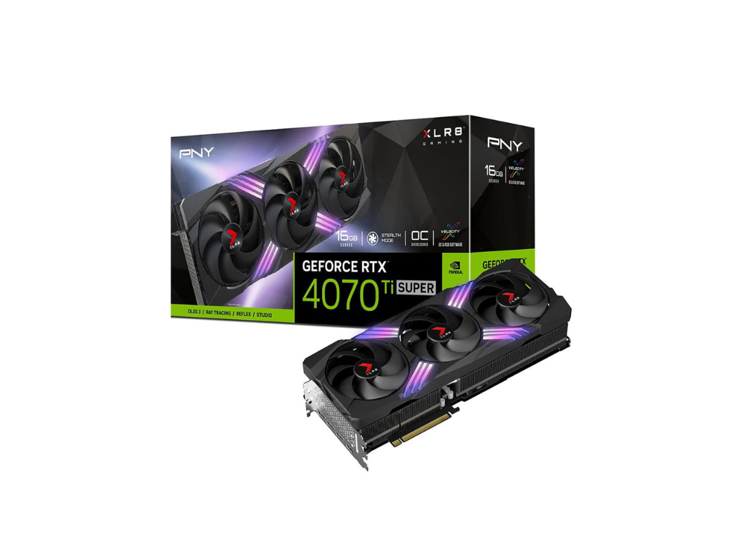 PNY GeForce RTX 4070 Ti Super 16GB Graphic Cards PNY GeForce RTX 4070 Ti Super 16GB Graphic Cards